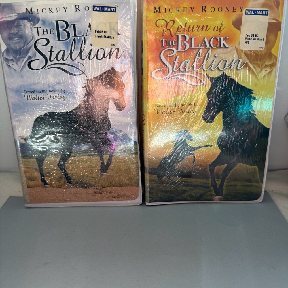 The Black Stallion and Return of The Black Stallion VHS Set